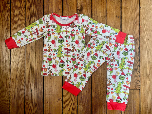 Christmas Kid Knit Pajama Collection