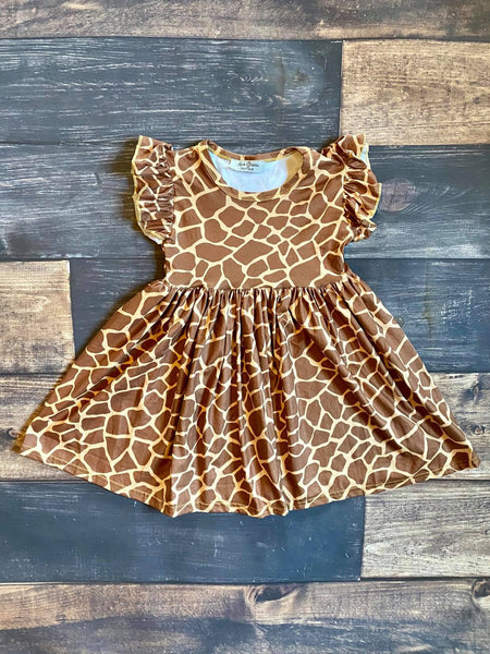 Giraffe Print Dress 6 mos Giraffe Print Dress 6 mos
