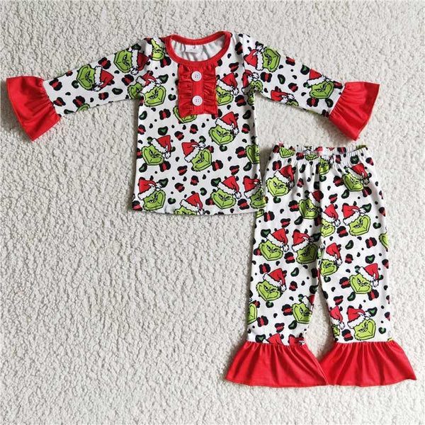 Christmas Grinch Pajama Set - Preorder