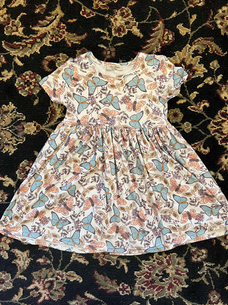 Butterfly Print Dress Size 6