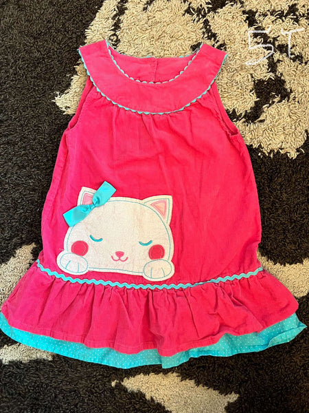 Girl Kitty Dress 5T