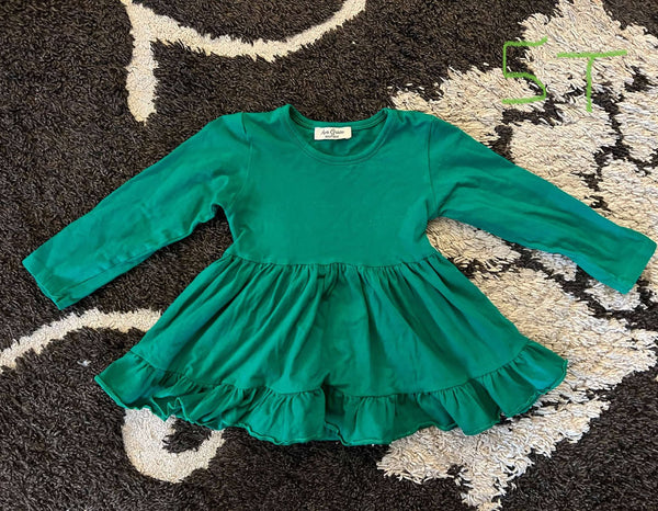 Girl 5T Green Tunic Top