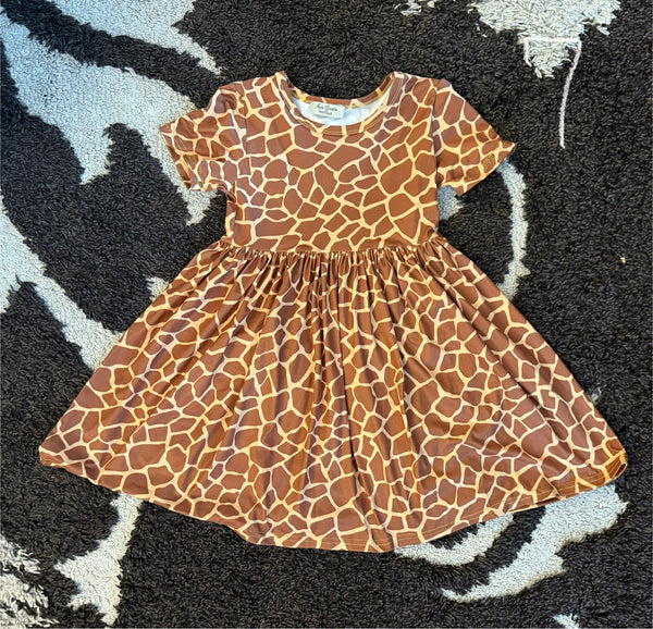 Giraffe Print Dress 7