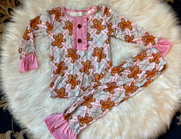 Gingerbread Pajama Set
