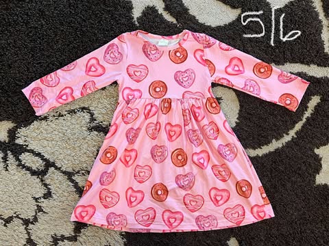 Girl Heart Donut Dress 5/6