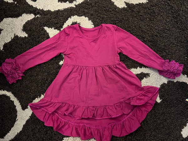 5T Girl High Low Ruffle Dress