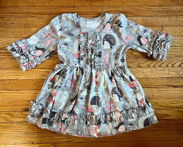 Polar Penguin Girl Dress 2T