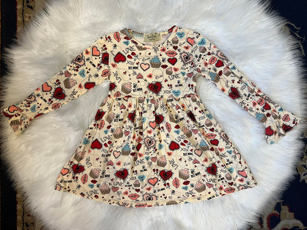 4T Valentine Heart Dress