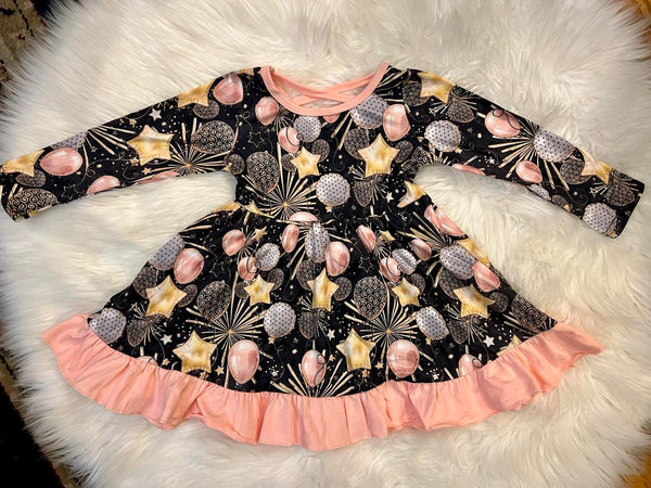 New Year Eve Ruffle Dress