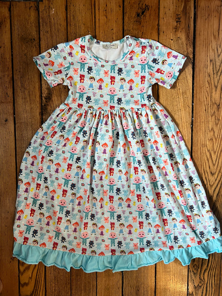 Cocomelon Long Dress or Pajama Gown Size 6