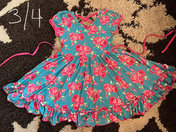 Floral Dress 3/4