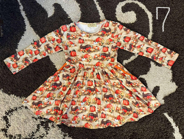 Pumpkin Dress Size 7