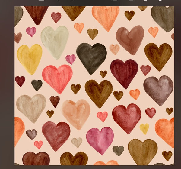 Hearts Print Dress - Preorder TAT up to 6-8 weeks