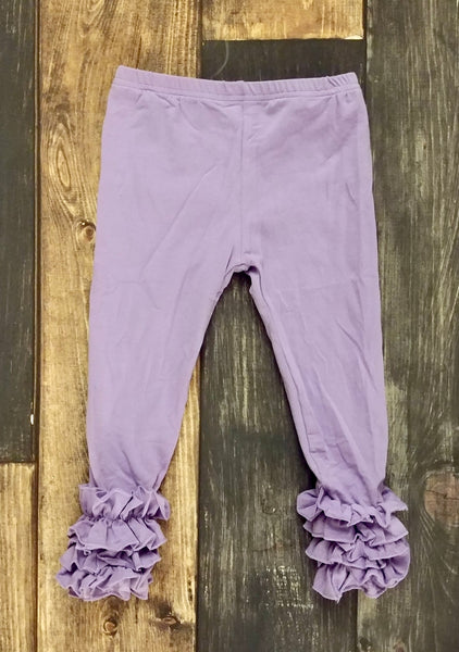 Light Purple Icing Leggings - Ava Grace Boutique