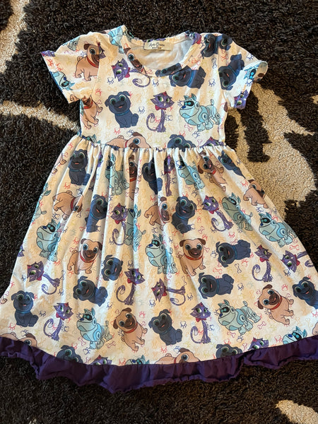 Dog Pals Pajama Gown or Long Dress 4T