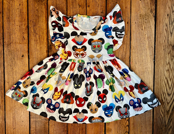Mouse Heroes Twirly Dress