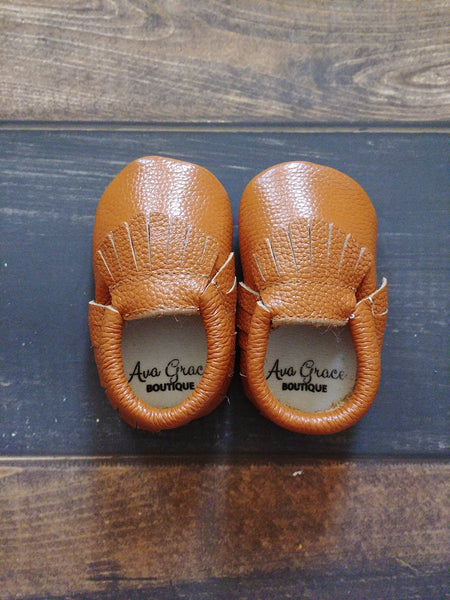 Ginger Genuine Leather Moccasin