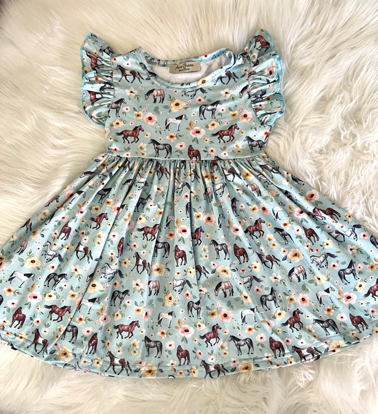 Horse Print Dress