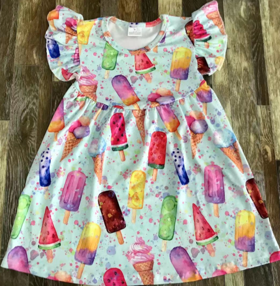 Ice Cream Pearl Girl Dress