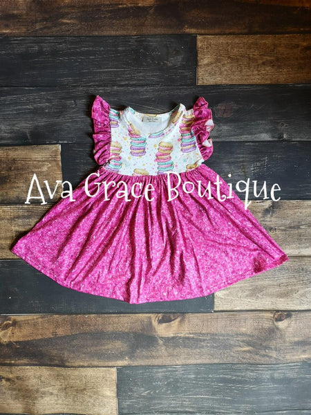 Sparkle Macaron Milk Silk Pearl Dress - Ava Grace Boutique