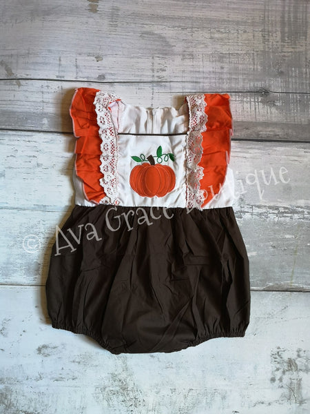 Fall Brown Pumpkin Woven Cotton Collection