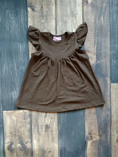Brown Pearl Knit Dress - Ava Grace Boutique