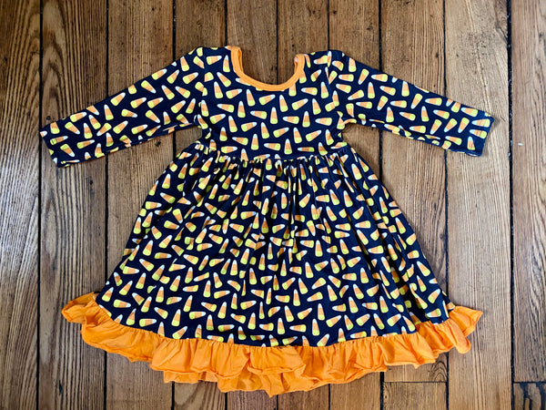 Fall Candy Ruffle Dress