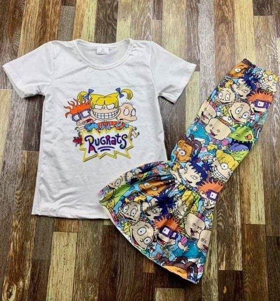 Rugrats Top and Belle Bottom Set - Ava Grace Boutique