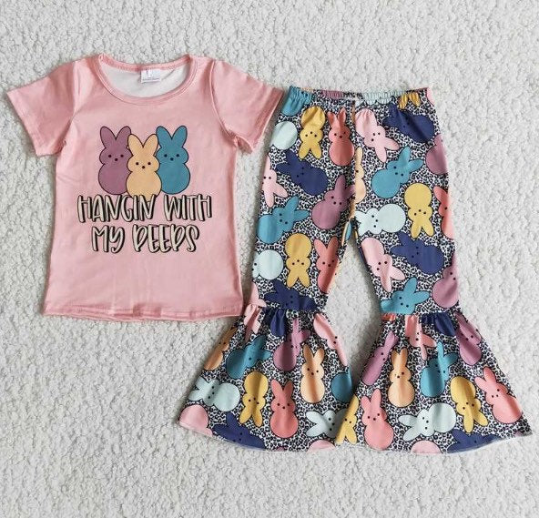 Easter Bunny Top and Belle Pants Outfit A