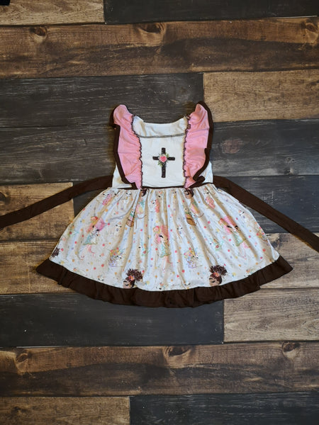 Easter Sunday Ruffle GIrl Dress
