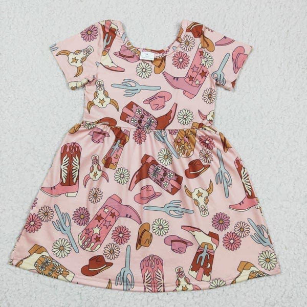Cowgirl Boots Western Country Girl Dress