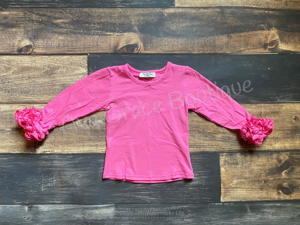 Hot Pink Icing Long Sleeve Shirt