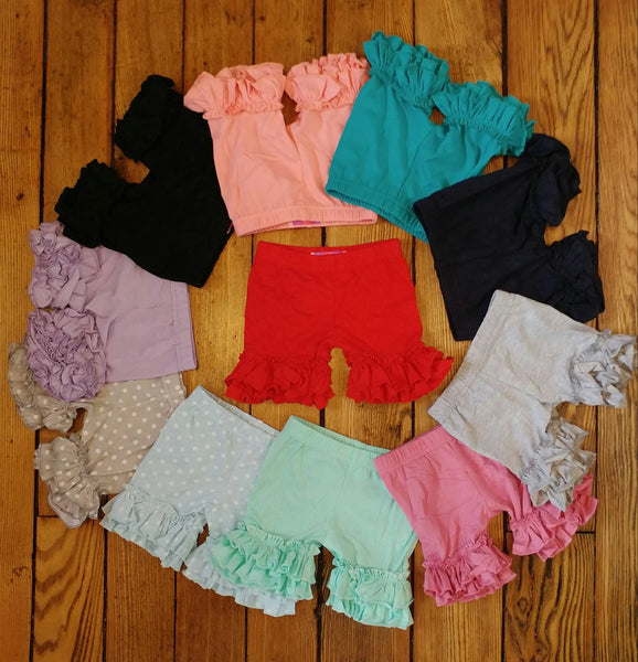 Jade Ruffle Shorts - Ava Grace Boutique