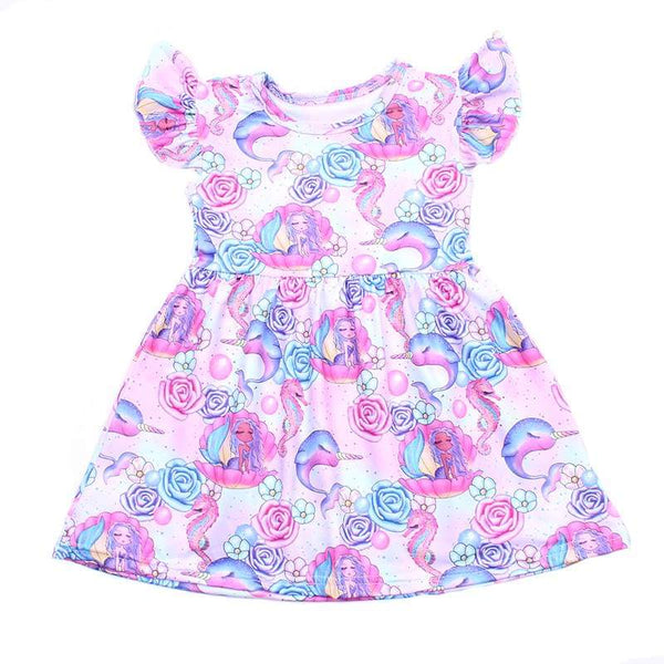 Narwhal Sea Princess Girl Dress