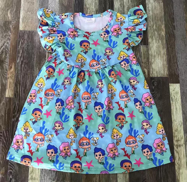 Bubble Guppies Pearl Milk Silk Dress B