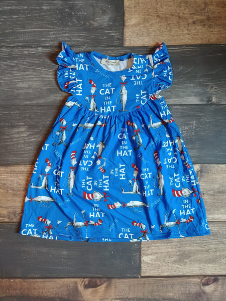 Cat In The Hat Pearl Milk Silk Dress - Ava Grace Boutique