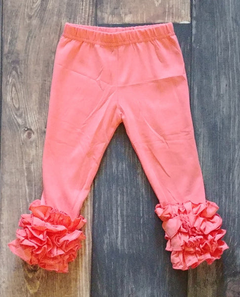 Watermelon Ruffle Icing Leggings - Ava Grace Boutique