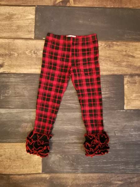 Buffalo Plaid Icing Leggings - Ava Grace Boutique
