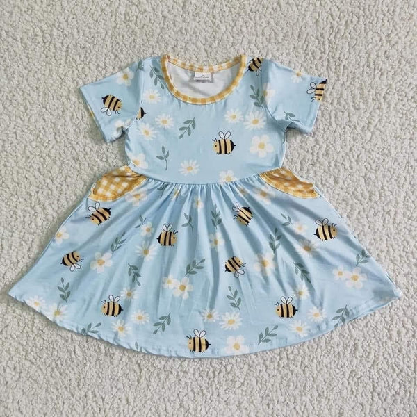 Bee Print Dress