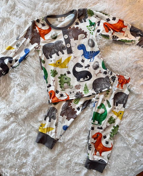 Dinosaur Kid Pajama Set - Unisex