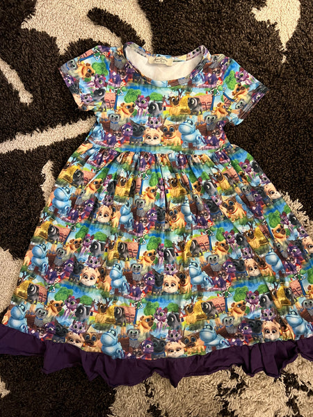 Puppy Pal Pajama Gown or Long Dress 4T
