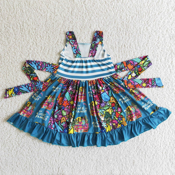 Encanto Twirly Ruffle Girl Dress