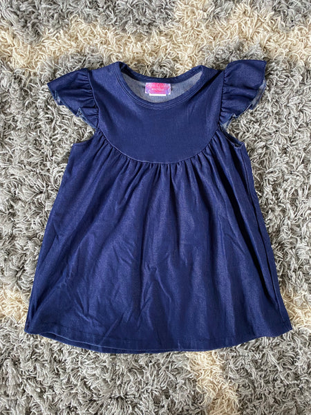 Denim Knit Dress 3T - Like NEW