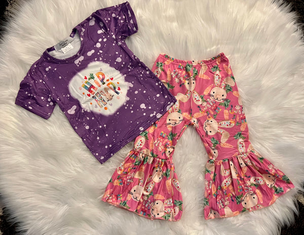Easter Hip Hop Bunny Top and Belle Pants Outfit