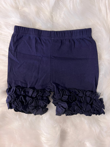 Navy Blue Double Icing Shorts