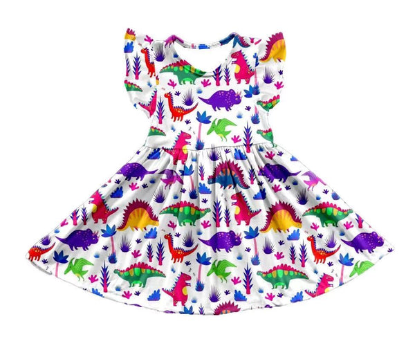 Dinosaur Twirly Dress