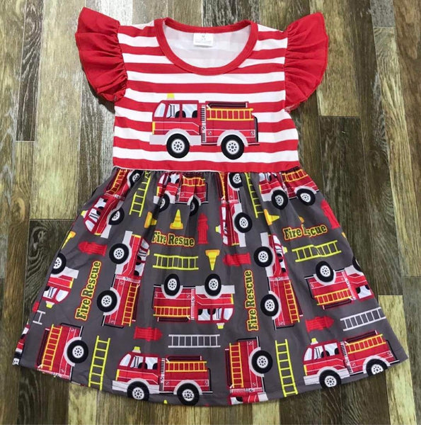 Red Firetruck Dress - Preorder