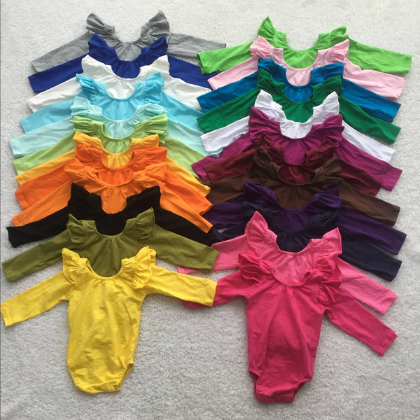 Flutter Long Sleeve Leotard Style - Preorder Only